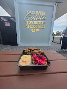 Kebab wrap and chips